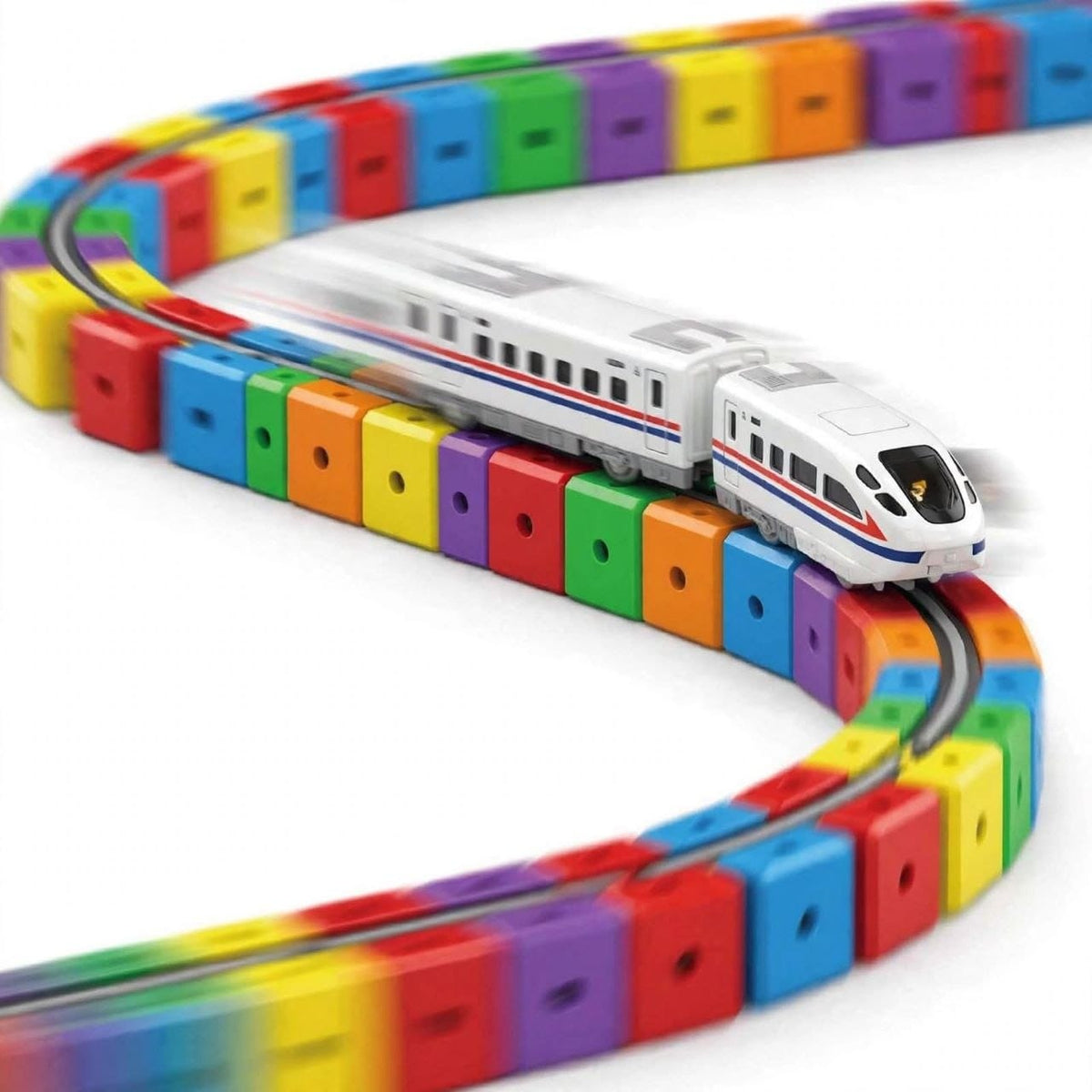 81 Pcs DIY Educational Building Blocks Rail Track Toy Set