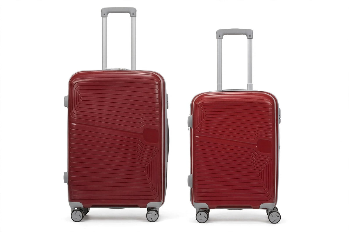 Premium Hard Shell Travel Luggage Trolley Bags Combo Set of 2 with 360° Spinner Wheels & TSA Lock (20 Inch + 24 Inch)